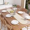 Encasa XO Dining Table Runner | Handmade Ribbed Style Cotton