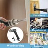 Jamiikury Cordless Right Angle Drill Adapter, 90 Degree Adapter Drill