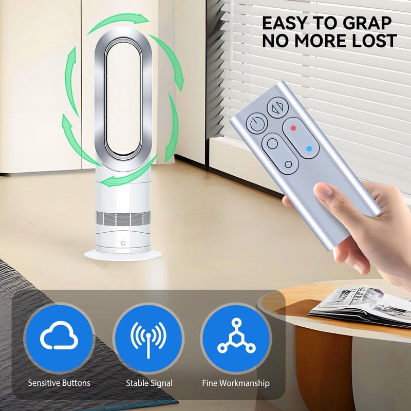 MOVHEIYL Replacement Remote Control Compatible for Dyson AM04 AM05 Hot