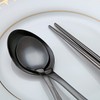 Evanda Portable Utensils, Travel Camping Cutlery Set, Stainless Steel Flatware