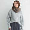 Makoka 100% Cashmere Scarf, Large, Plain, 78.7 x 23.6 inches