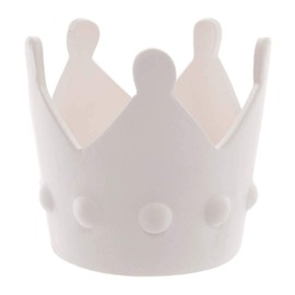 Baker Ross Coronation Crown Ceramic Flowerpots - Pack of 2, Craft Kits for Kids (FE296)