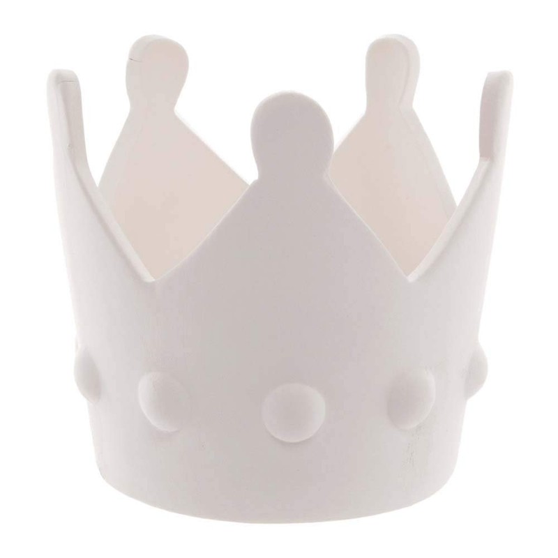 Baker Ross Coronation Crown Ceramic Flowerpots - Pack of 2,