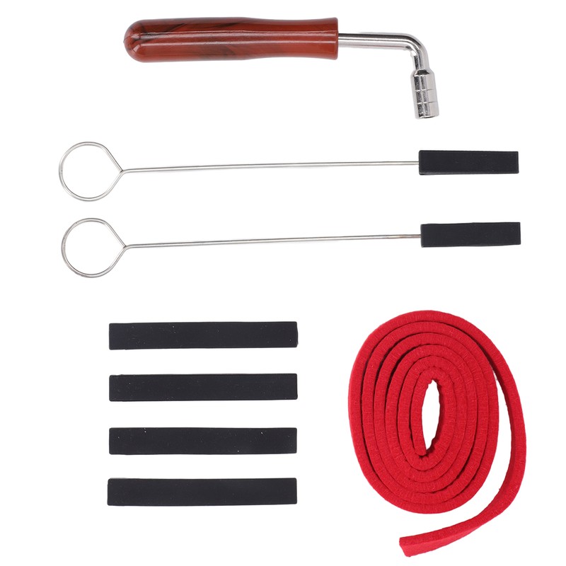 Piano Tuning Tool Temperament Strip Tuner Spanner Silicone Forks Mute