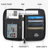 SEPWIK Travel Passport Wallet RFID Family Passport Holder with Hand