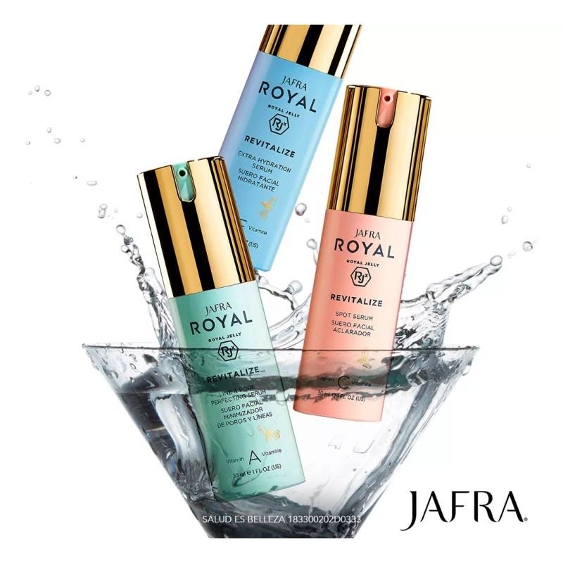 Jafra Set 3 Sueros Faciales Revitalize + Envío Gratis