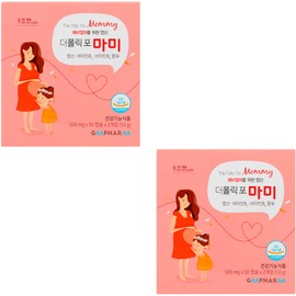 GM Pharm The Polic For Mommy Folic Acid Vitamin 50 tablets (2), 100 tablets (2 boxes) / 지엠팜 더폴릭포 마미 엽산 비타민 50정 2개 100정 2박스