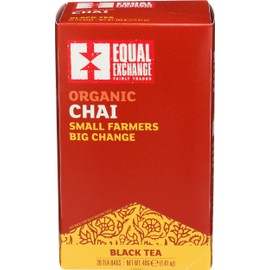 Equal Exchange, Tea Black Chai With Spices Organic, 20 Count