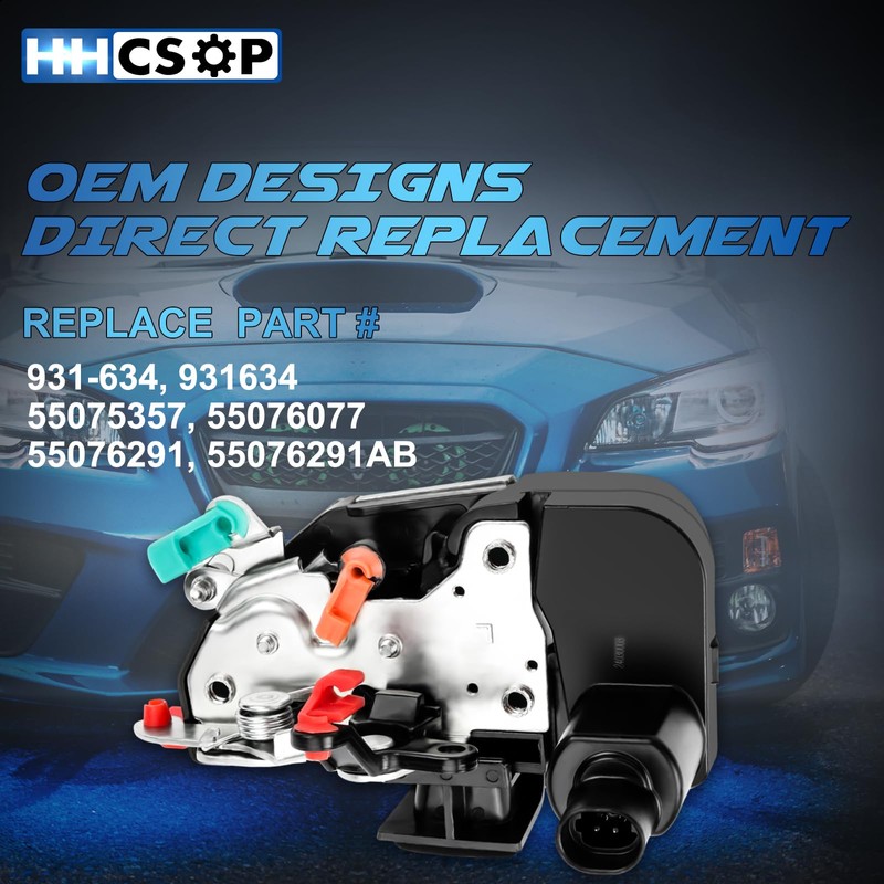 Front Driver Side Door Lock Latch Actuator Motor Replacement for