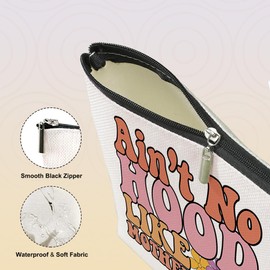 Funny Gifts for Mom, Mom Gifts from Daughter Son Makeup Bag Retro Mothers Day Christmas Birthday Gifts for Mom Mother Gifts Cosmetic Bag for Women Mother in Law New Mom Mama Mommy Friends Christmas