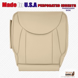 US Auto Nation 832-790-4949 2004 TO 2006 For Lexus LS430 PASSENGER Bottom Perforated Leather Seat Cover Tan