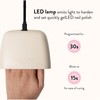 Nails.INC GelLED Portable LED Lamp, Cures in 30 Seconds, Nail