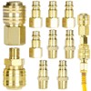 Mikqky Pack of 10 Euro Compressed Air Coupling, 1/4 Inch