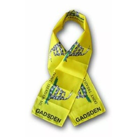 RFCO Gadsden Don't Tread On Me Lightweight Flag Printed Knitted Style Scarf 8"x60"