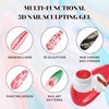 U-Shinein 3D Nail Sculpting Gel,Non Wipe Painting Nail Polish Gel