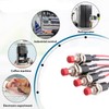 RUNCCI-YUN 4 x 7 mm Pre-Wired Mini Self-Locking Pressure Switch,