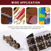 YIXISI 100 Set M5 x 5/8/10/12 mm Chicago Binding Screws