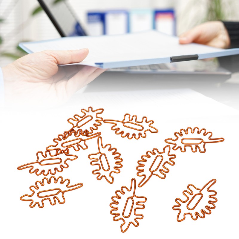 100pcs Paper Clips Portable Mini Cute Dinosaur Shape Electroplated Metal