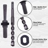 Csdtylh 6PCS Rock Splitting Wedges and 1PCS Rotary Hammer Drill