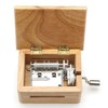 15 Tone DIY Hand Cranked Music Box Wooden Box With