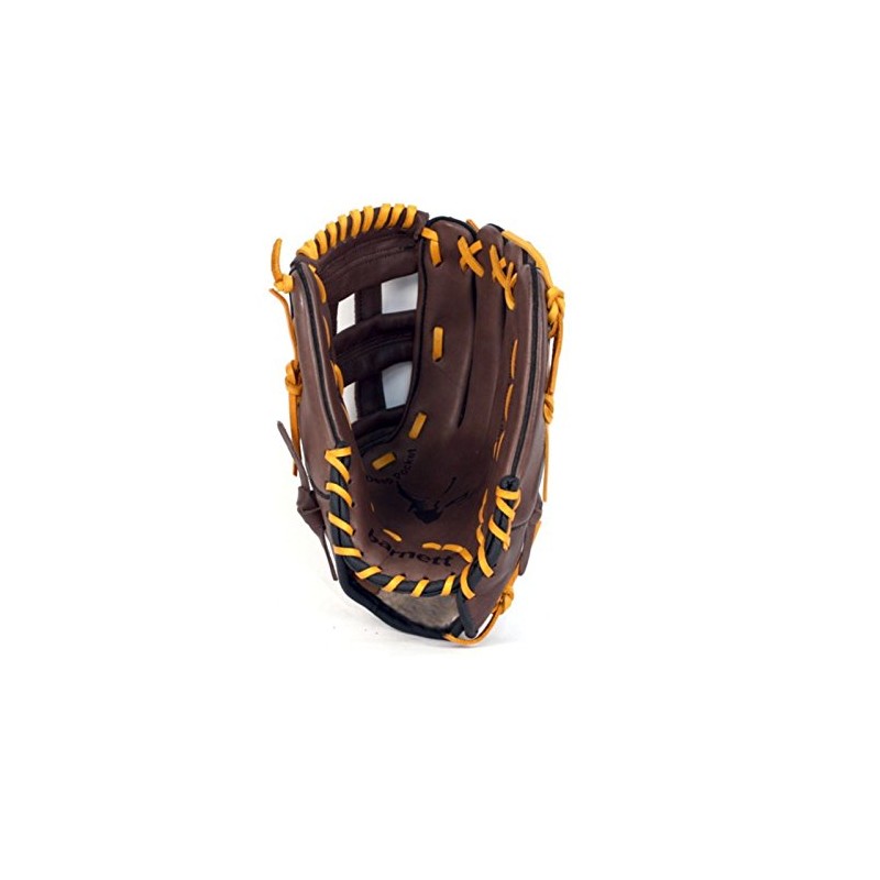 barnett GL-130 competition outfield baseball glove, leather, 13'', brown (REG)