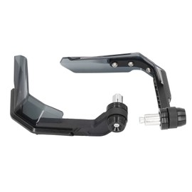 Universal Windproof Heavy Duty Motorcycle Grip Protector Aluminum Motorcycle Hand Guard for Sports Dirt Bike ATV (Black)