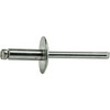 Large Flange Pop Rivets 1/8" x 1/4" Stainless Steel Blind