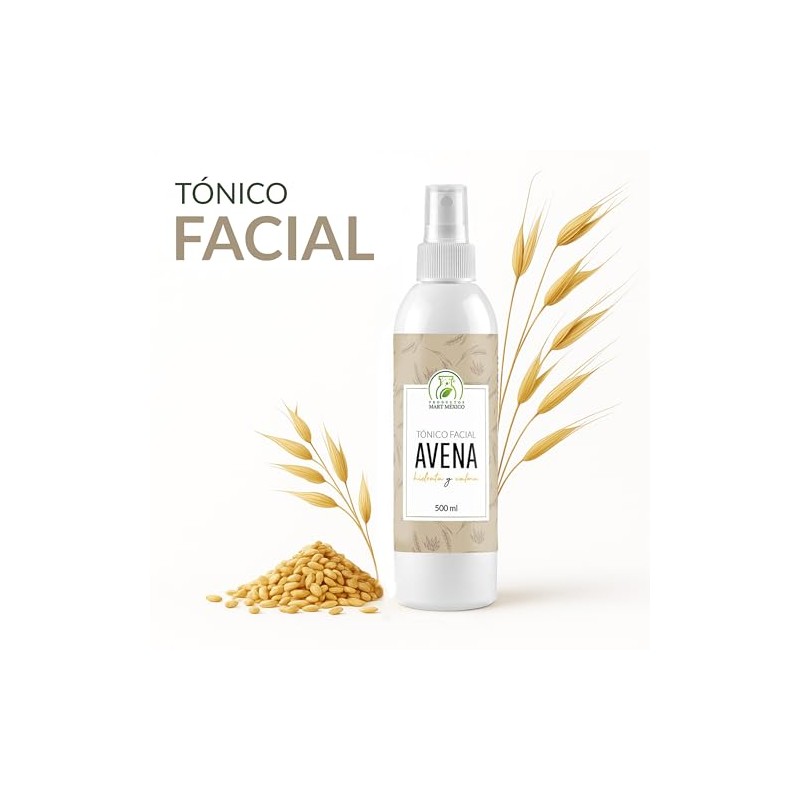 Tónico De Avena Hidratante Facial 500 Ml Productos Mart Mexico