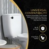 RAVINE Premium Modern Luxury Universal Toilet Handle Replacement, Majestic Collection.