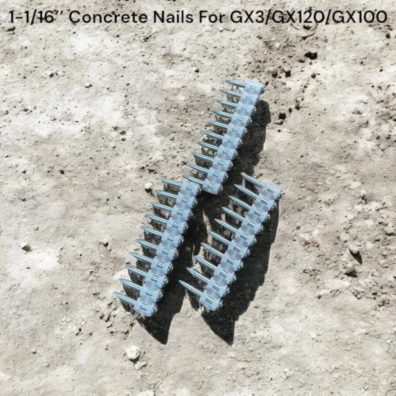 Hilti Gx3/ Hiti Gx120 And Hilti Gx100 1-1/16’’ Concrete Nails