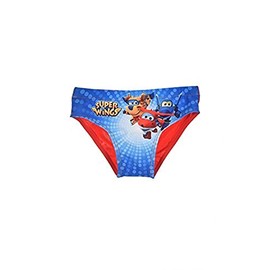 Super Wings Boy Swimwear Briefs - red