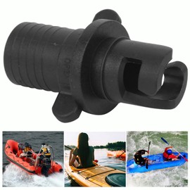Kayak Air Valve Connector Black Boat Valve Adapter Inflation Surfboard Accessory Halkey Roberts Valve Adapter Air Pump Connecter Kayak Halkey Roberts Valve Halkey Roberts Valve Ada