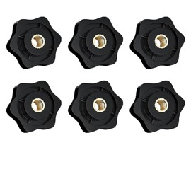 6 Pieces Wing Nuts, Wing Nuts And Bolts, M6 Wing Nut, For Plastic And Brass Star Nuts For Machinery And Systems, Furniture, Machine Tools, Fitness