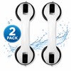 2-Pack Suction Cup Grab Bars for Bathroom & Glass Doors