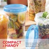 12 Pack Leakproof Freezer Containers for Food with Twist Top