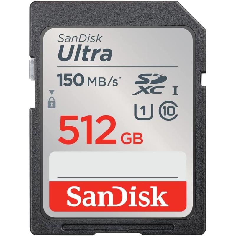 SanDisk 2-Pack Ultra 512GB Memory Card (SDSDUNC-512G-GN6IN) Bundle with (1)