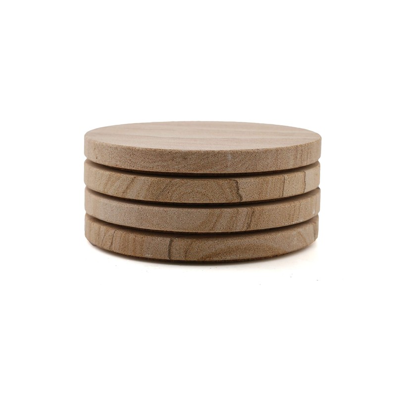 Thirstystone Brand - Desert Sand Coaster, Multicolor All Natural Sandstone