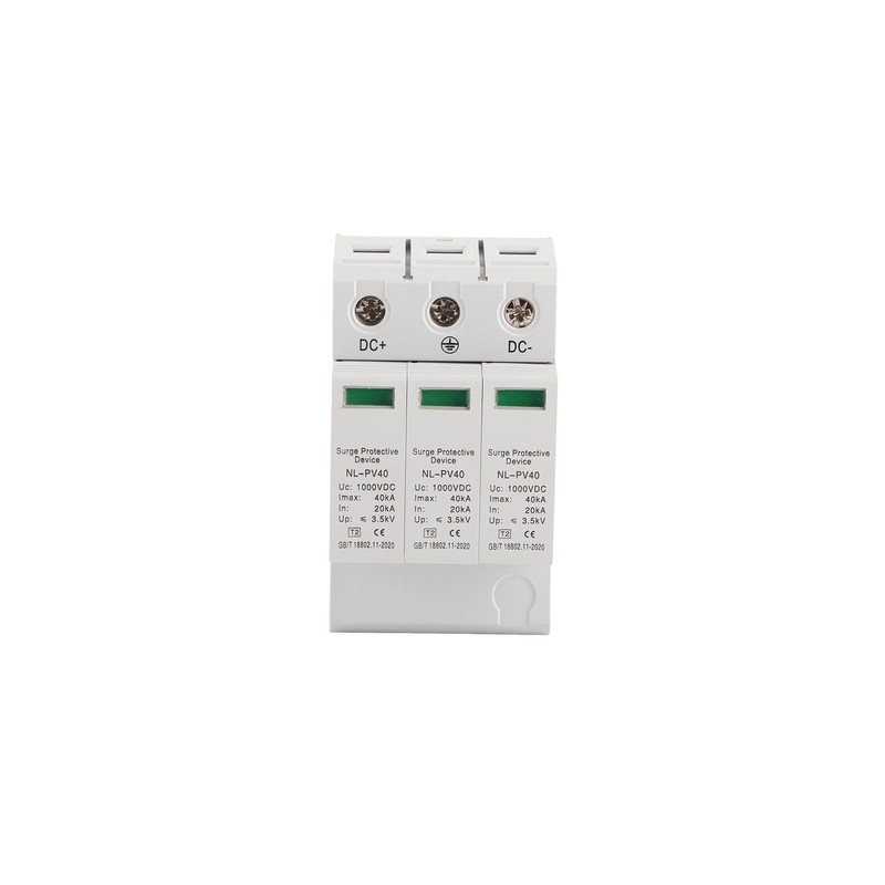 Surge Protective Device 20‑40KA 3P 1000V Photovoltaic PV Voltage Protection