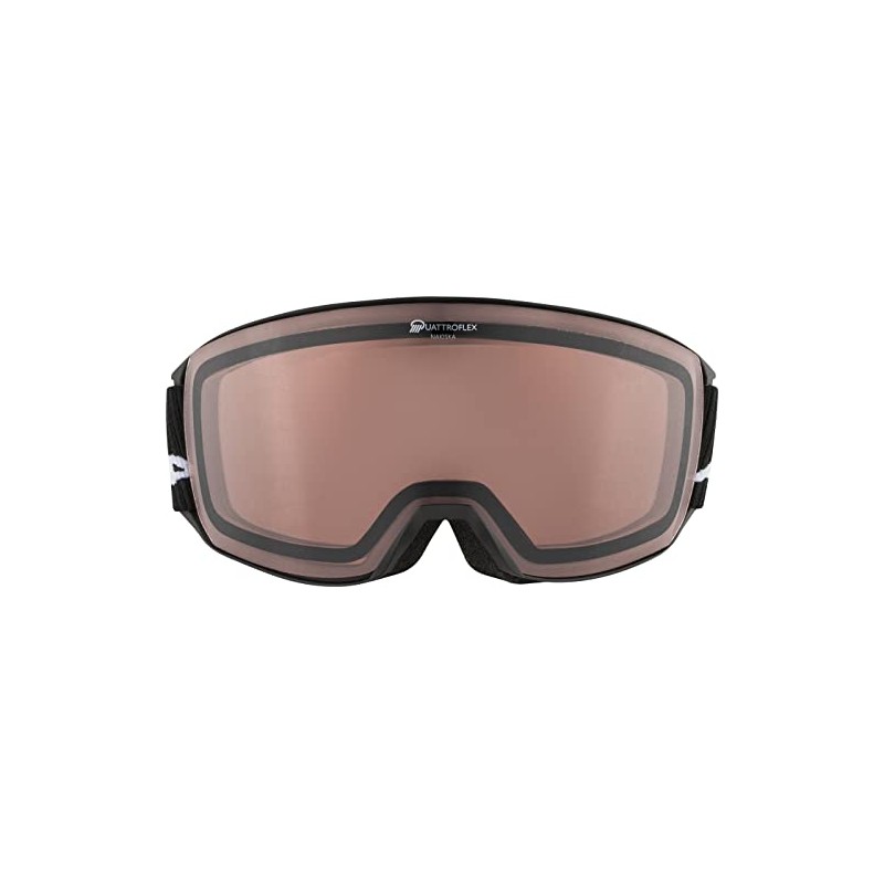 Alpina Nakiska Q Ski Goggles, Matte Black, One Size