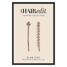The Hair Edit Glam Rhinestone Bobby Pins