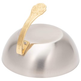 Endo Shoji PST15024 Commercial Round Steak Cover, 9.4 inches (24 cm), 18-8 Stainless Steel, Made in Japan