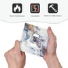 Modern Abstract Blue Gold Marble Light Switch Cover 2-Gang Double