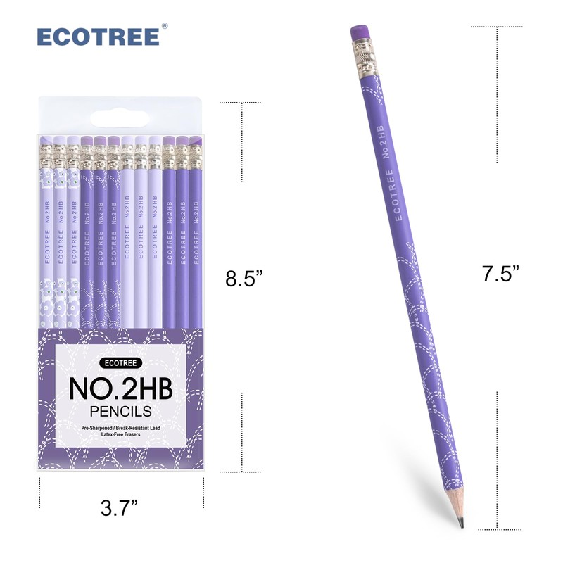 ECOTREE Pencils #2 Pencils for Kids Cute Pencils Fun Pencils