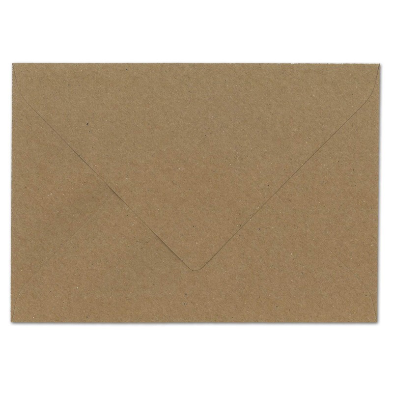 Envelopes – Recycled Natural Brown Standard B6 125 x 176
