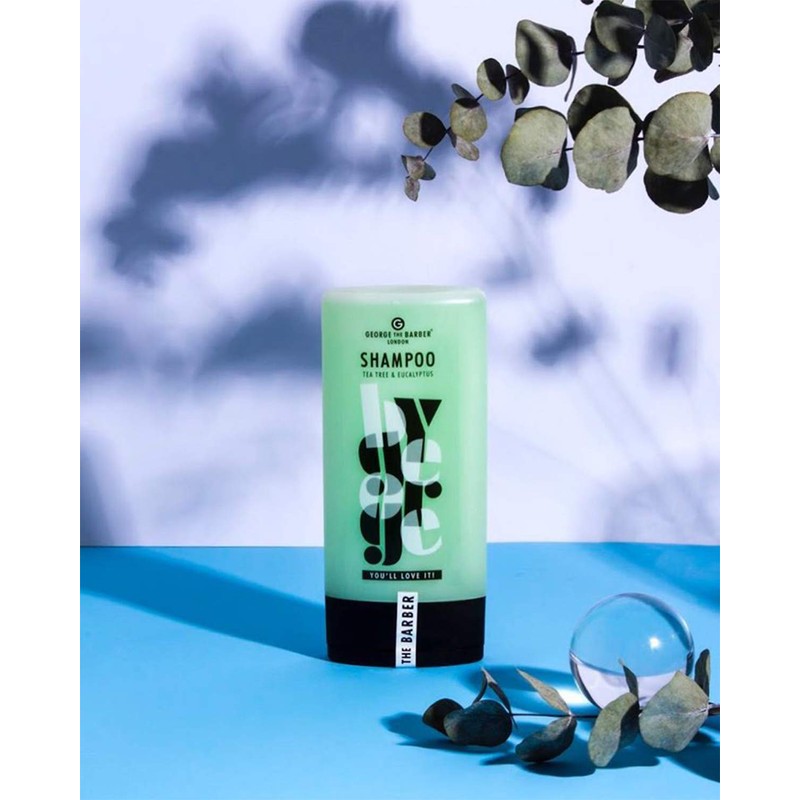 George the Barber, Tea Tree and Eucalyptus Invigorating Shampoo for