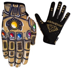 Saints of Speed Dirt Bike Gloves Gauntlets Motocross, Mountain Bike, Motorcycle, BMX, Jetski, Sim, Karting, Airsoft, Paintball, Driving, & Racing Bike Gloves + Phone & Touch Screen Capable (Small)