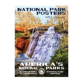 National Park Posters - 2025 National Park Posters Calendar - 9" x 12.5" (opens to 25") featuring 12 Original Designs by Robert B. Decker