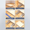 4Pcs Woodworking Limit Clamp Set, Aluminum Alloy Clamping Dogs for