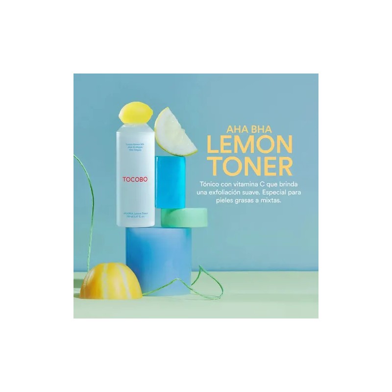Tocobo Aha Bha Lemon Momento De Aplicación Día/noche Toner