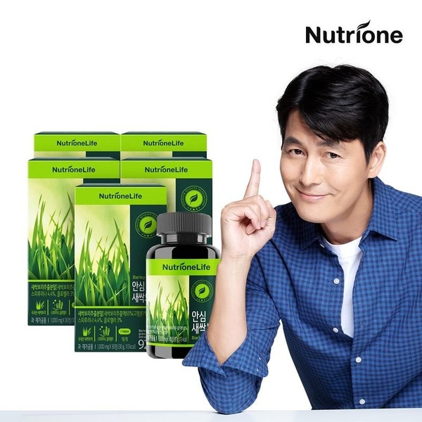 Nutri One Life Safe Sprout Barley Tablets 5 boxes (5 months supply), single option / 뉴트리원라이프 안심 새싹보리정 5박스(5개월분), 단일옵션